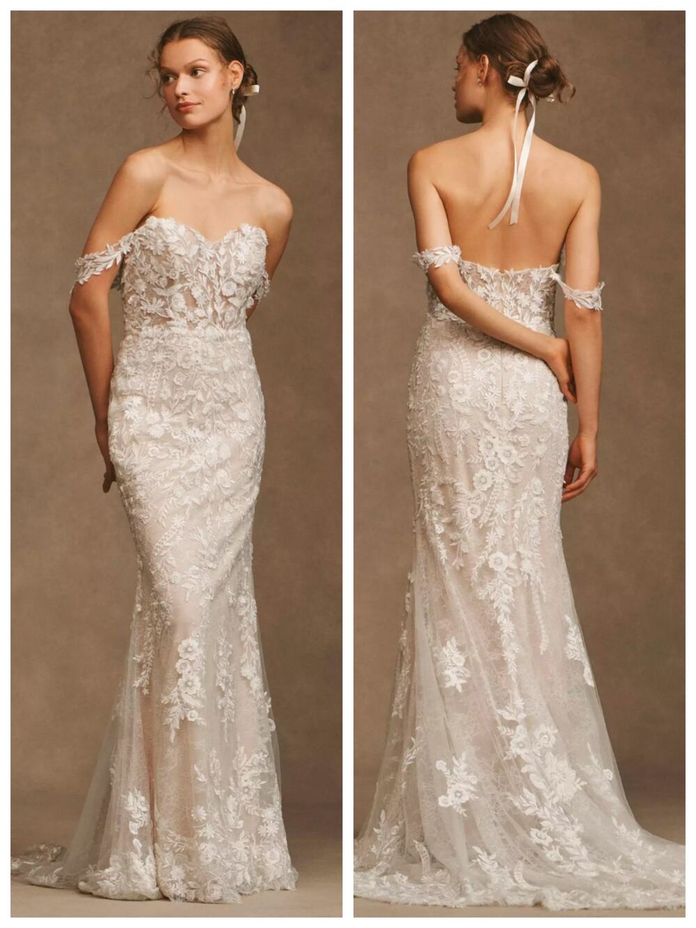 Wtoo by Watters Bettina Wedding Dress Size 14 Ivory Lace Gown NWT